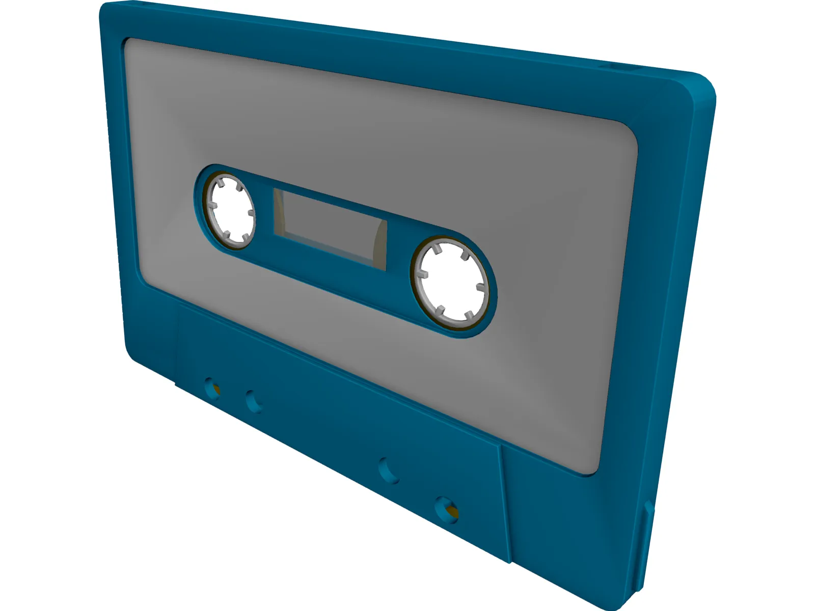 Audio Cassette 3D Model main preview