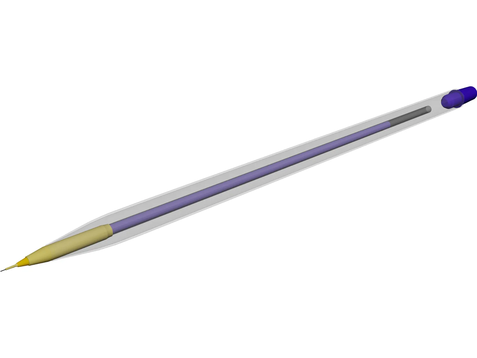 Pen 3D Model main preview