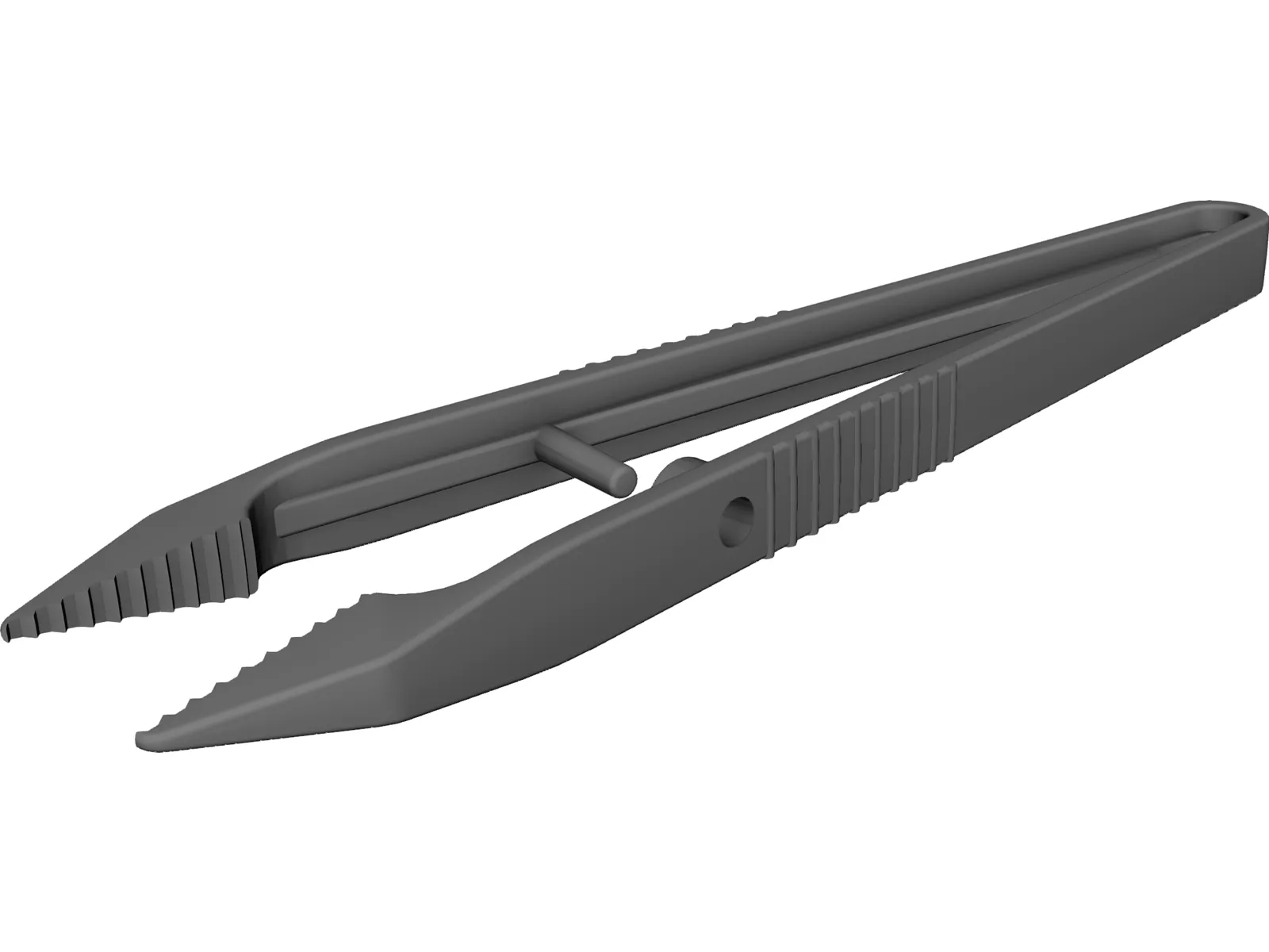 Hospital Tweezer 3D Model main preview