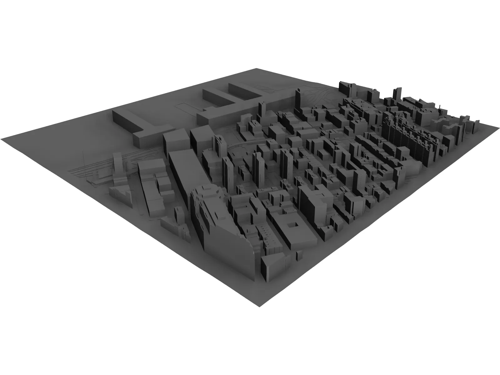 Hudson Yards 3D Model main preview