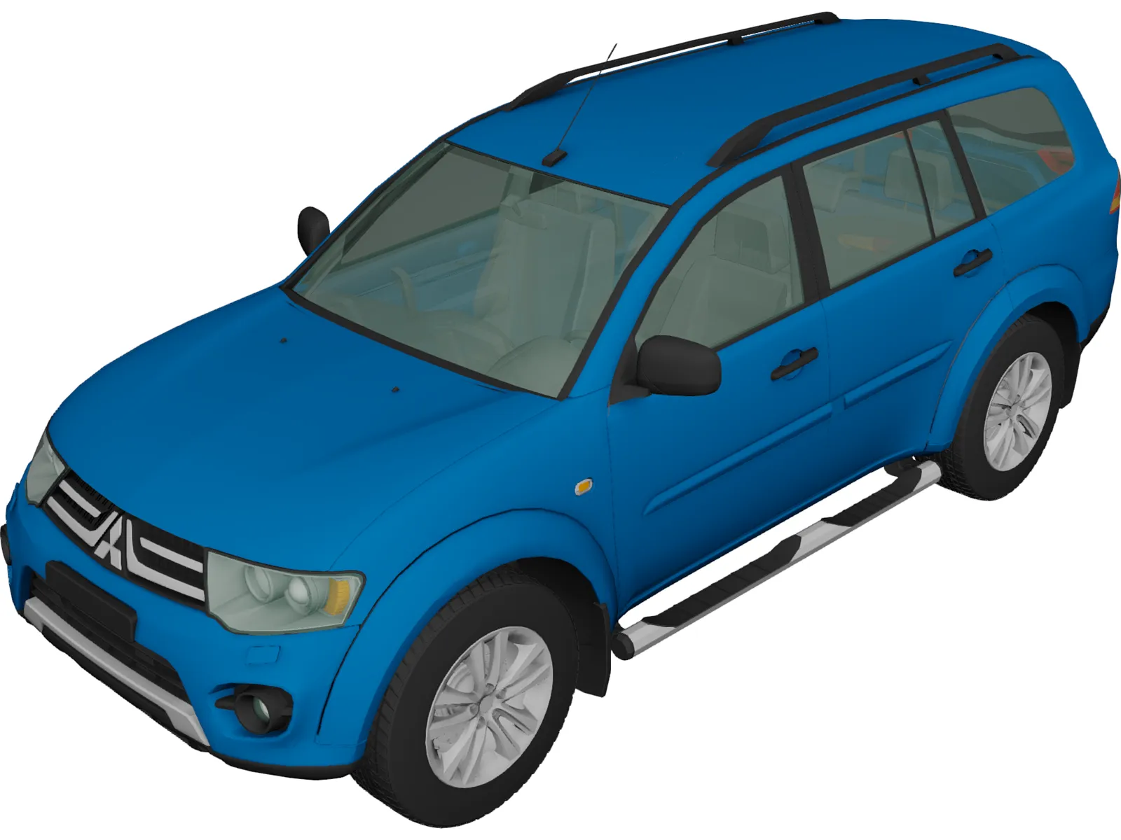 Mitsubishi Montero Sport (2013) 3D Model main preview