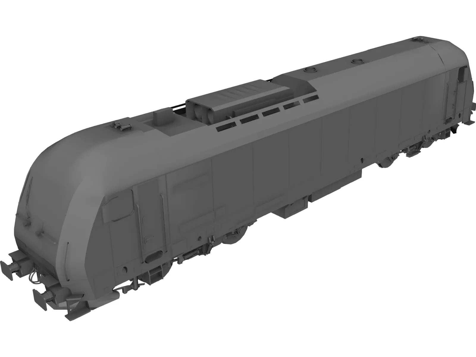 ER20 Locomotive 3D Model main preview