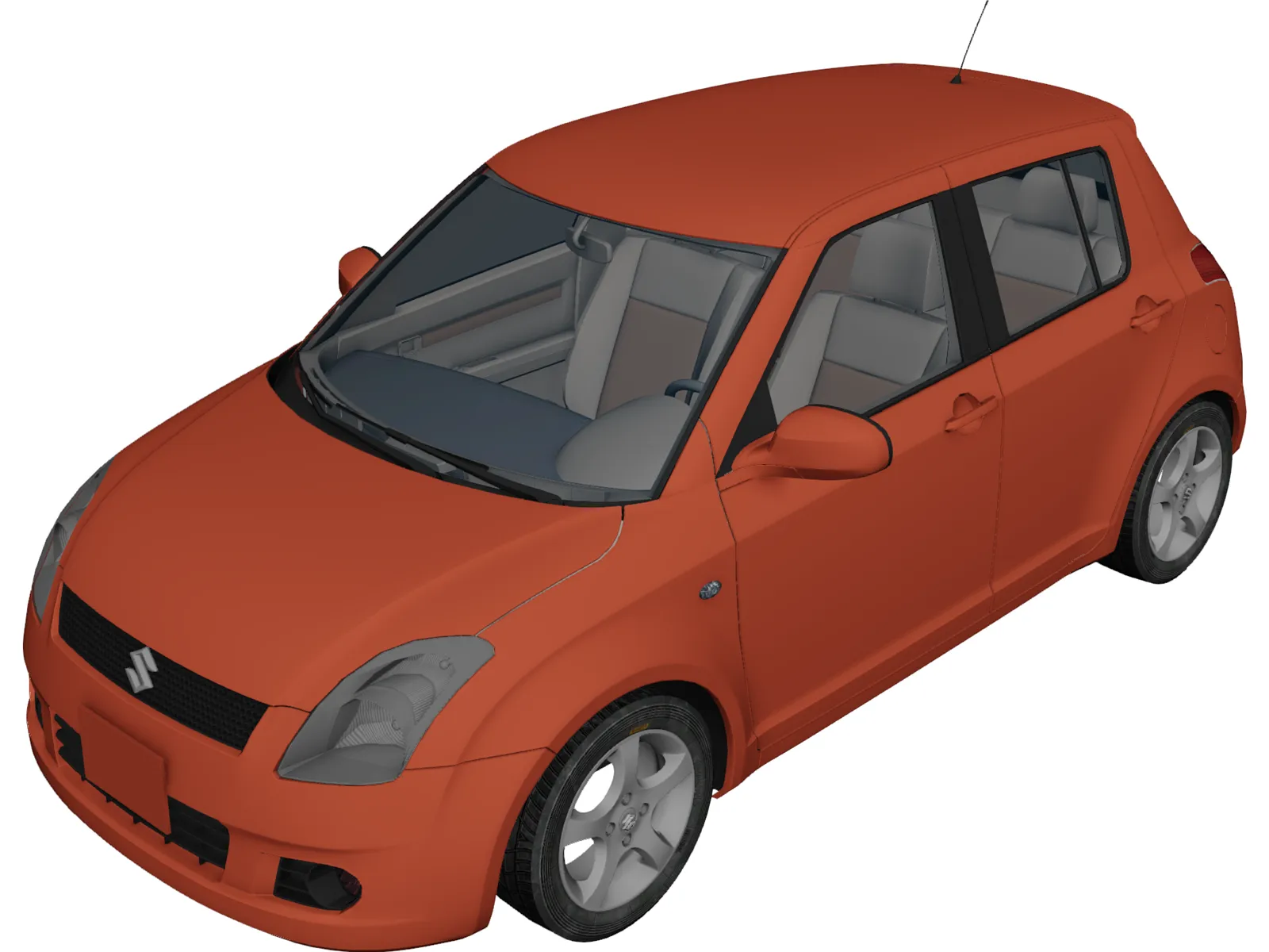 Suzuki Swift 3D Model main preview