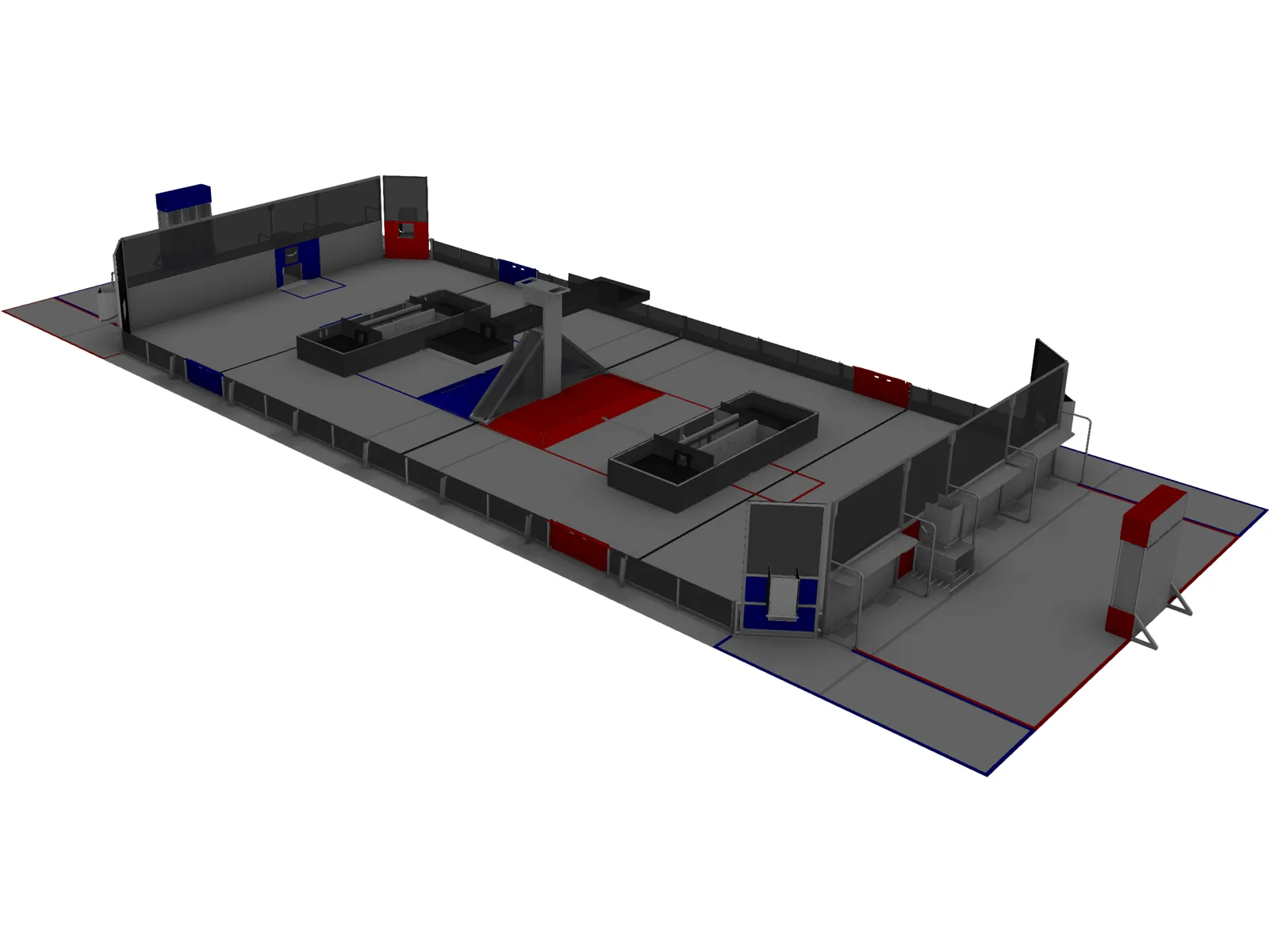 FRC 2018 Stadium 3D Model main preview