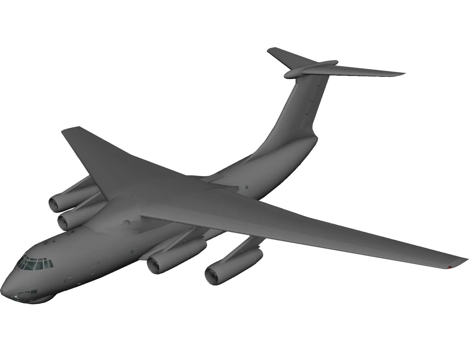 Ilyushin IL-76 Candid 3D Model main preview