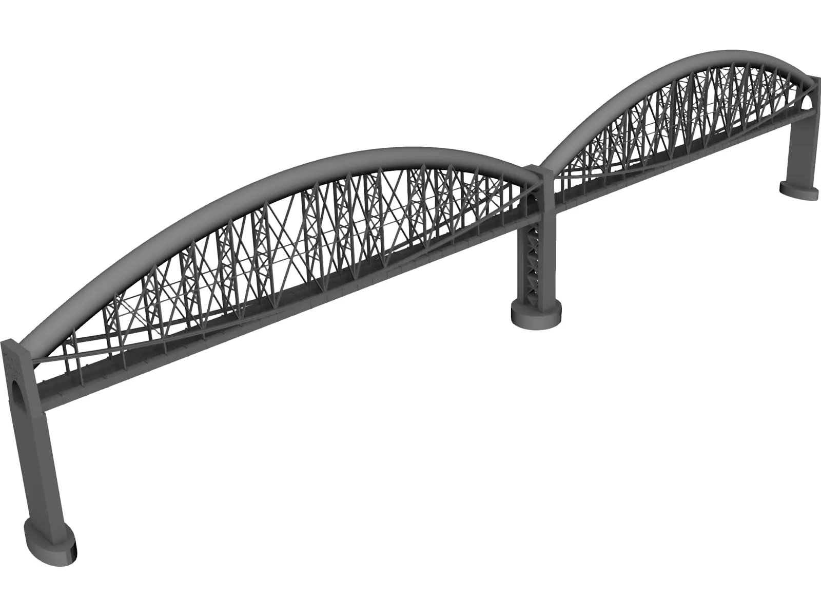 Royal Albert Bridge 3D Model main preview