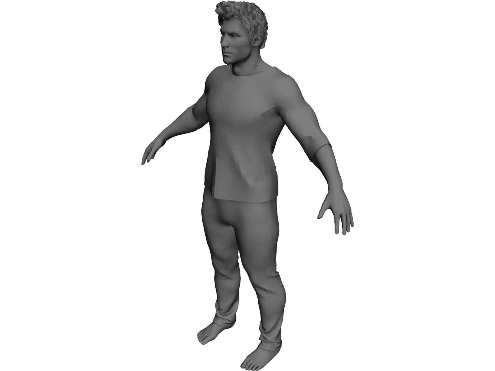 Male 3D Model main preview