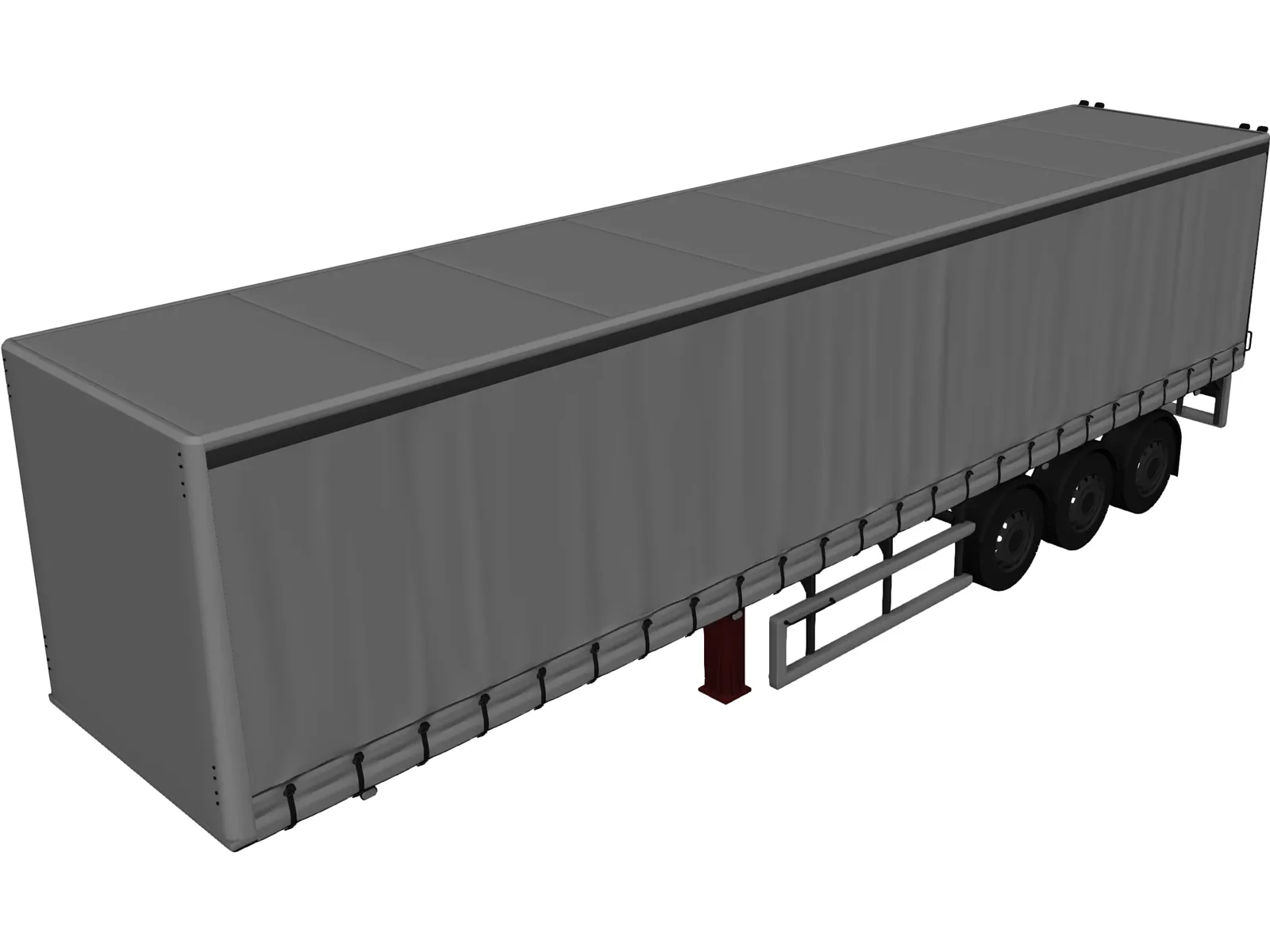 Trailer 3D Model main preview