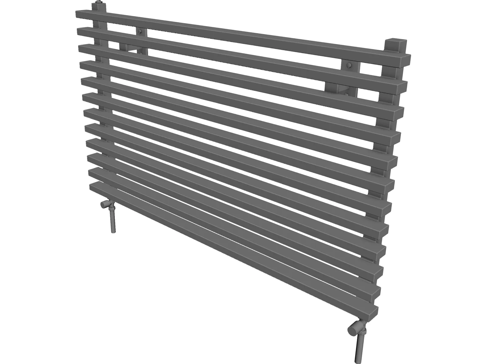 Aestus Radiator 3D Model main preview