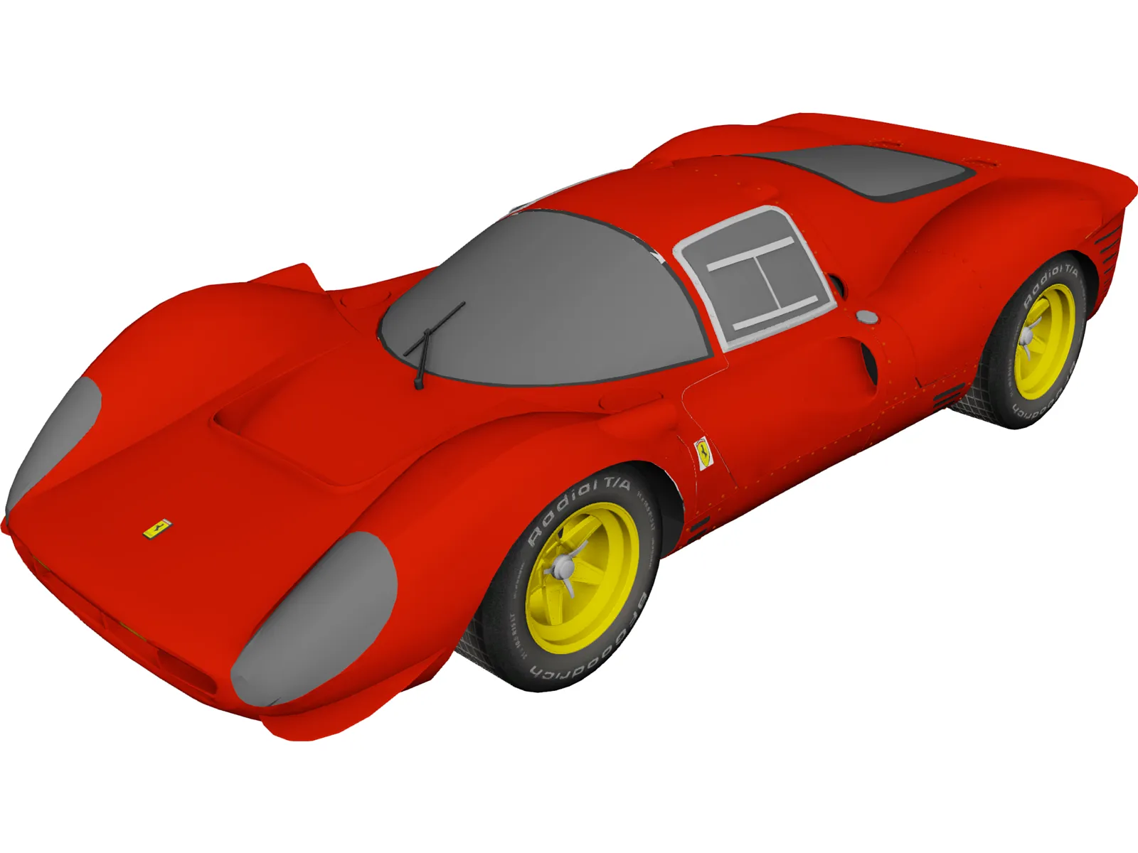 Ferrari F330 P4 (1967) 3D Model main preview