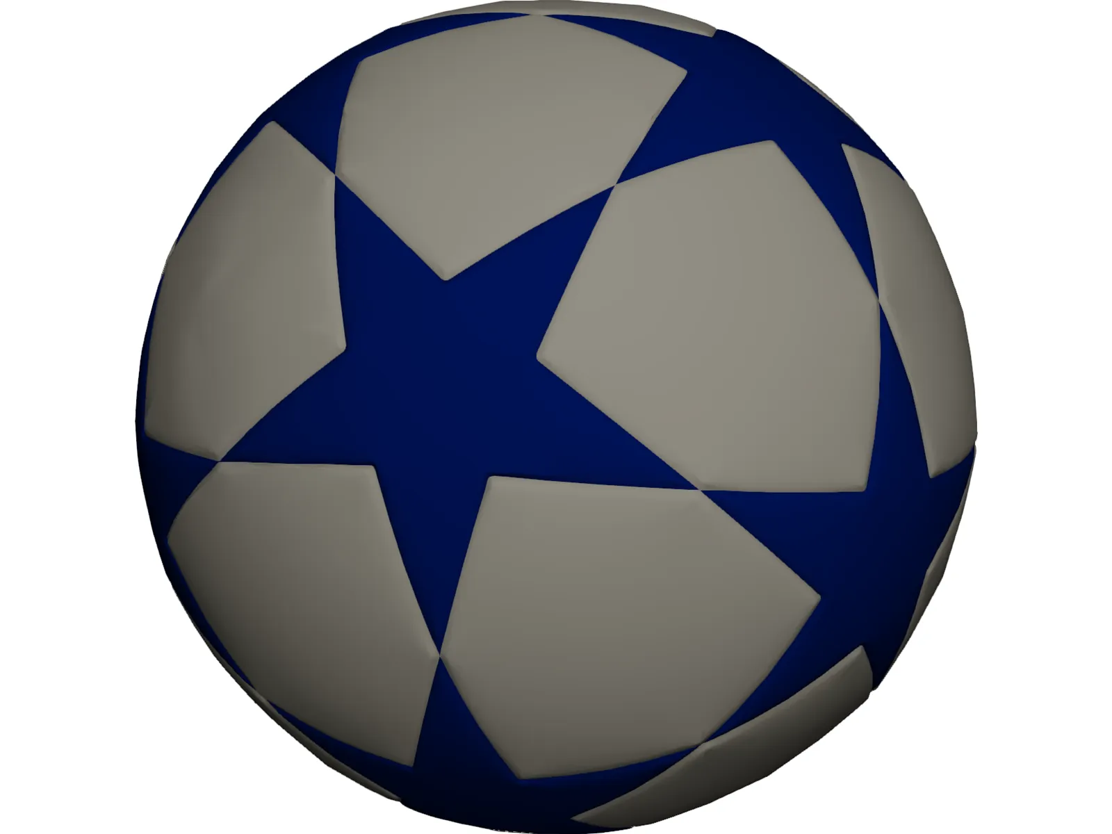 Football 3D Model main preview