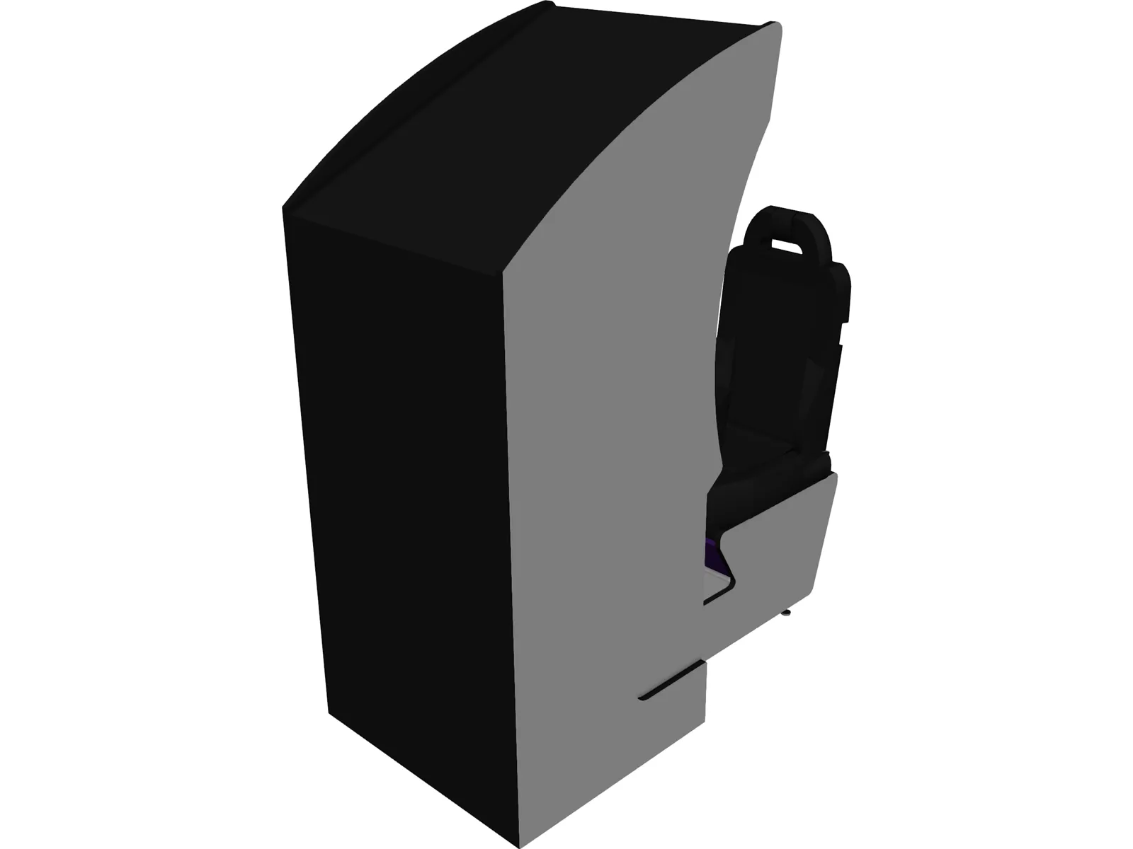 Racing Game Console 3D Model main preview