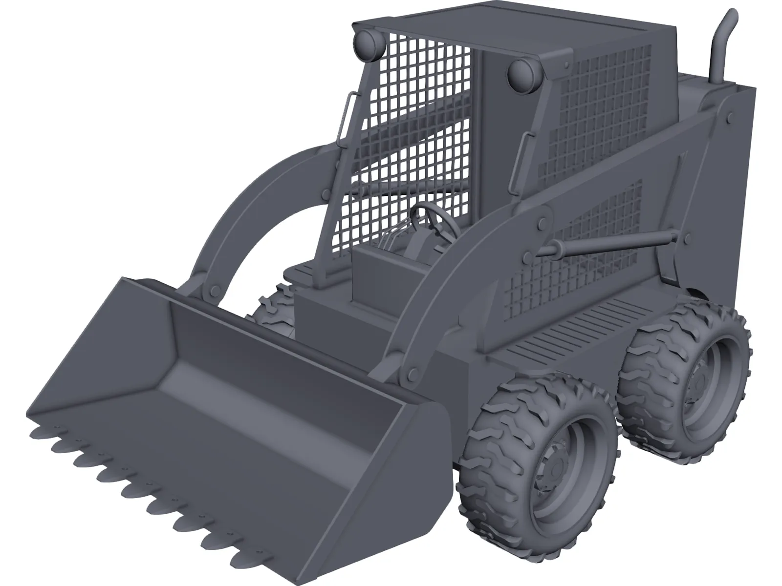Bobcat 3D Model main preview