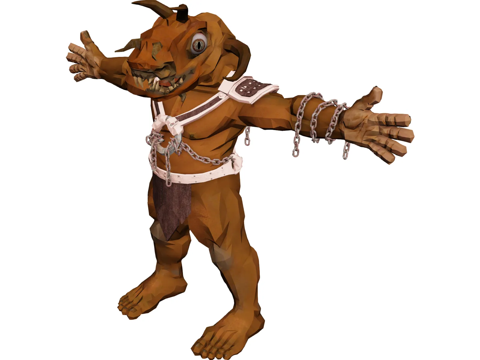 Monster 3D Model main preview
