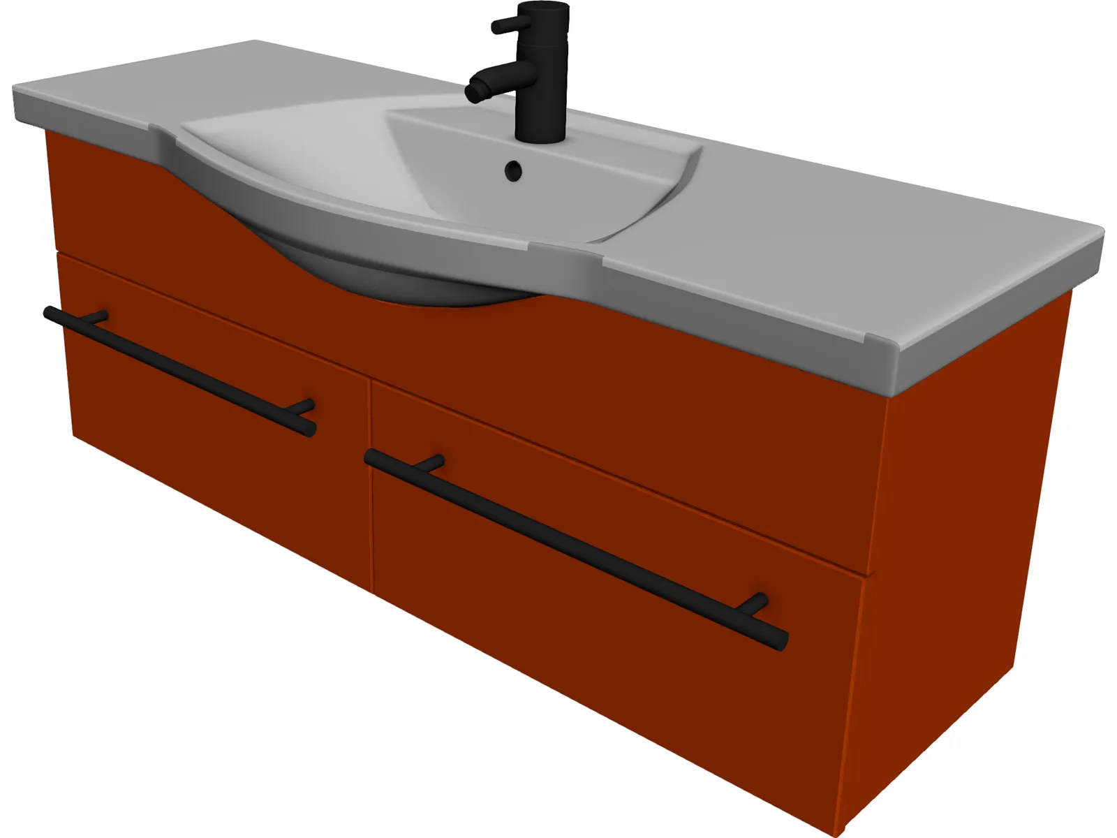 Kitchen Sink Moushan 3D Model main preview