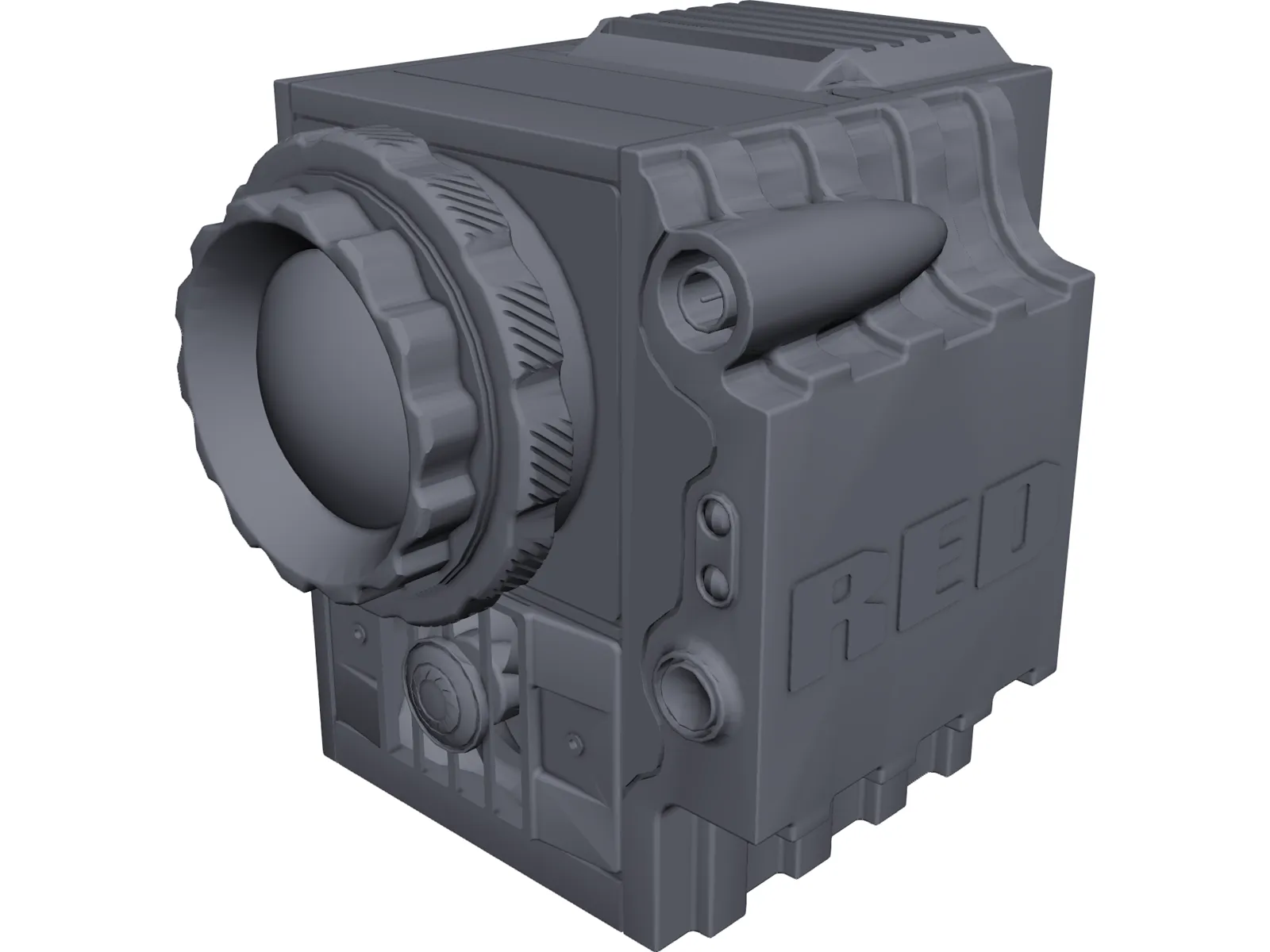 RED Epic Video Camera 3D Model main preview