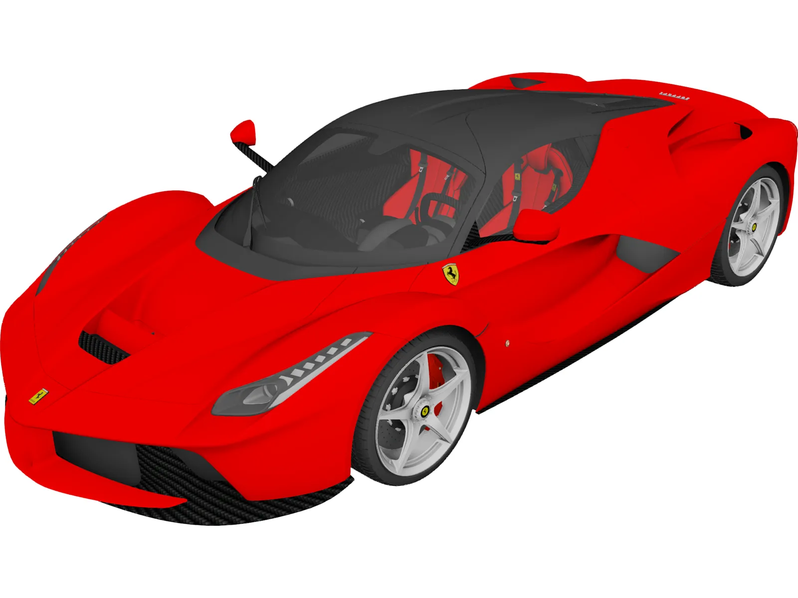 Ferrari LaFerrari 3D Model main preview