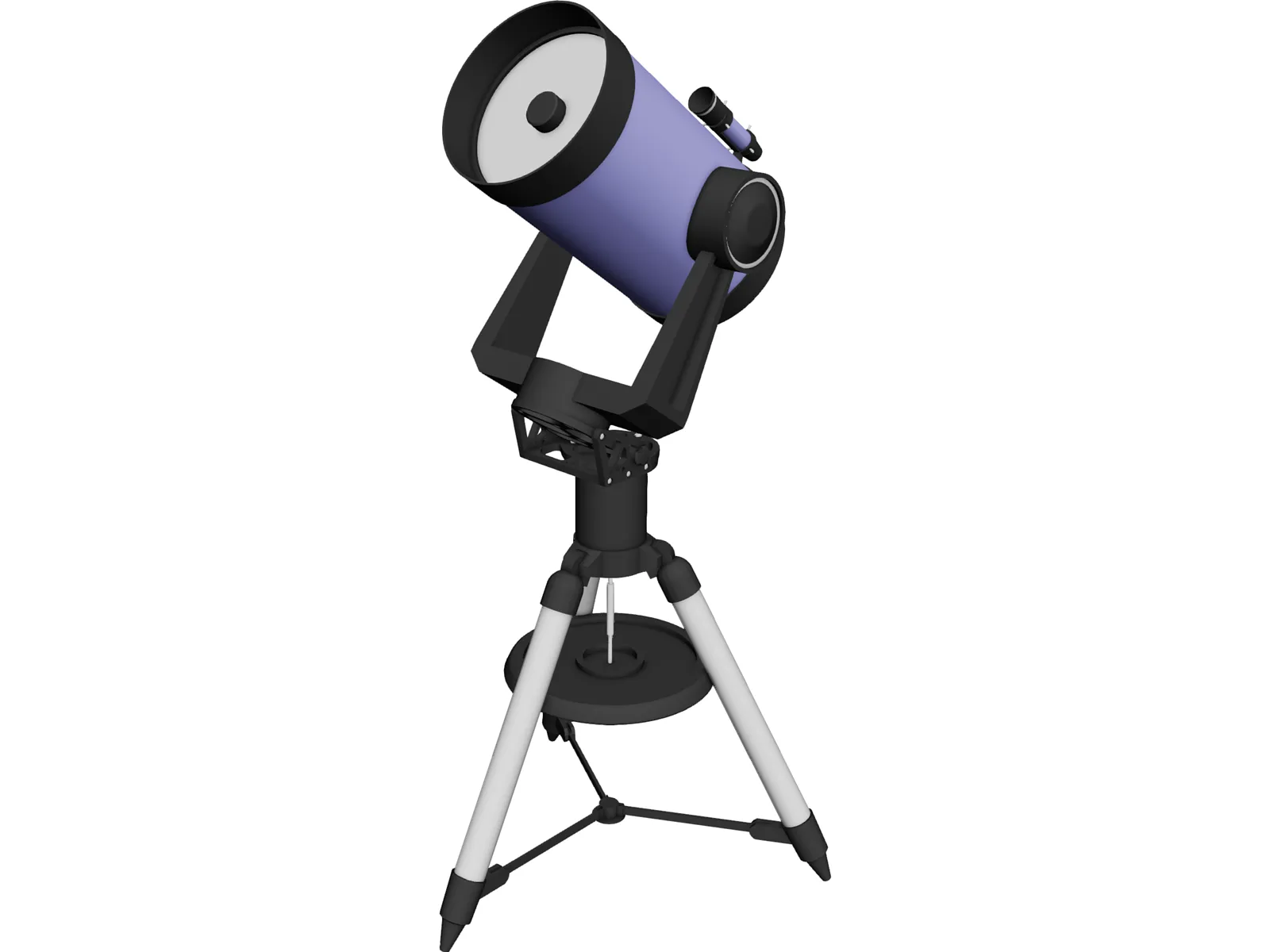 Schmidt-Cassegrain Telescope 3D Model main preview