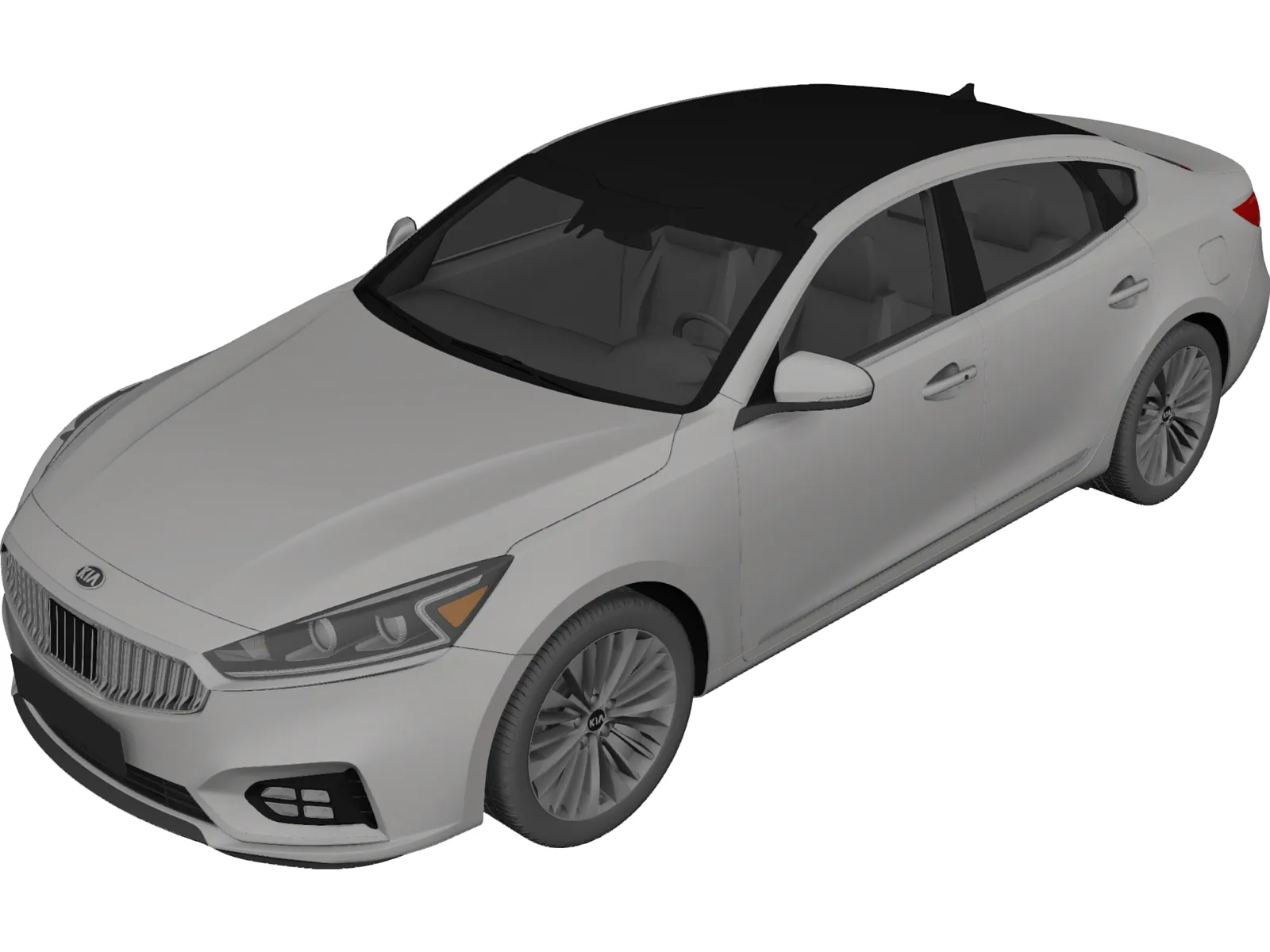 Kia Cadenza (2017) 3D Model main preview