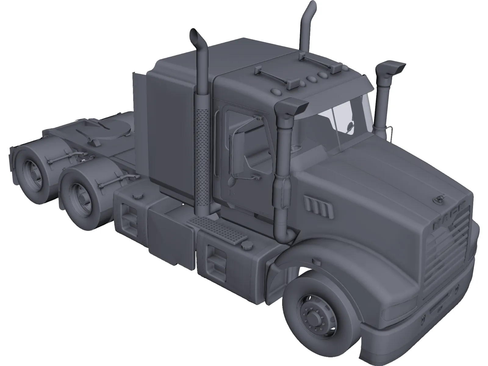 Mack Superliner 3D Model main preview
