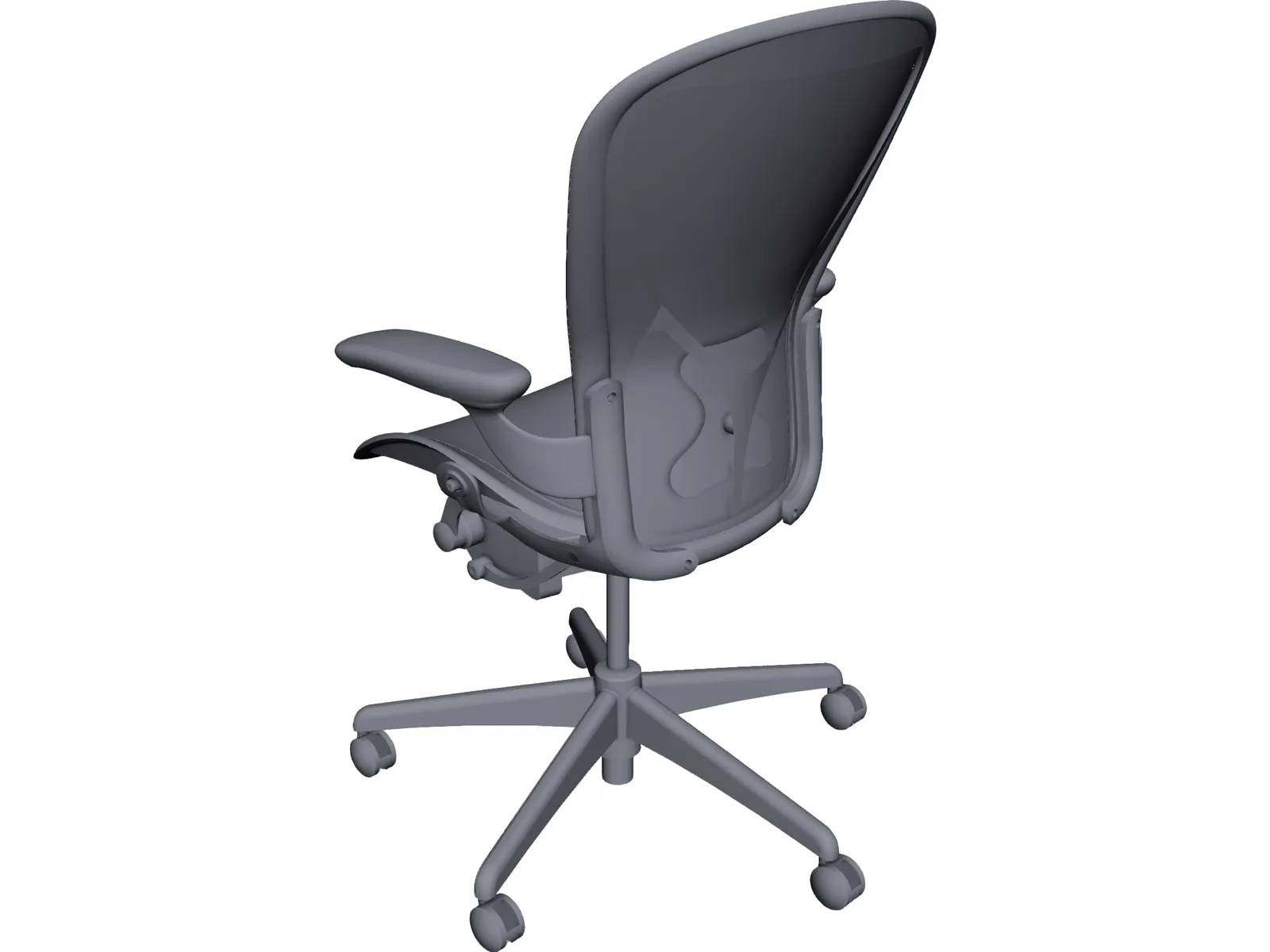 Herman Miller Aeron Chair 3D Model main preview