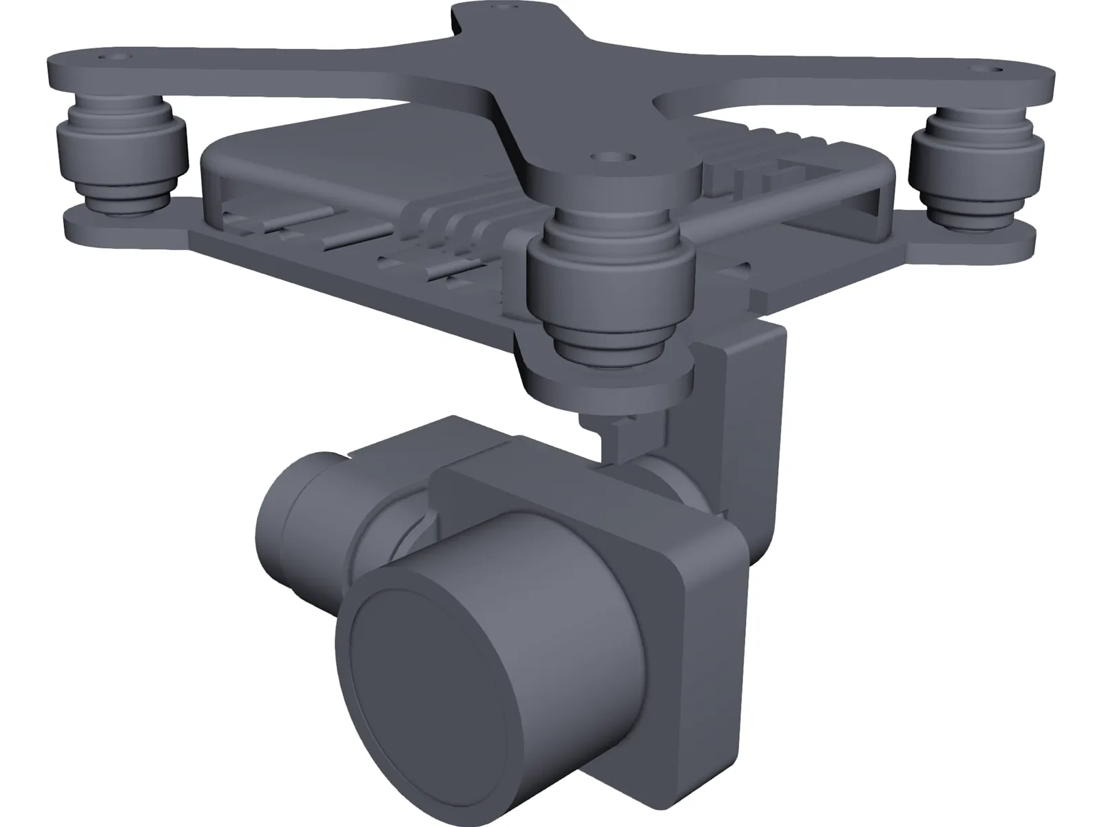 DJI Phantom Gimbal 3D Model main preview
