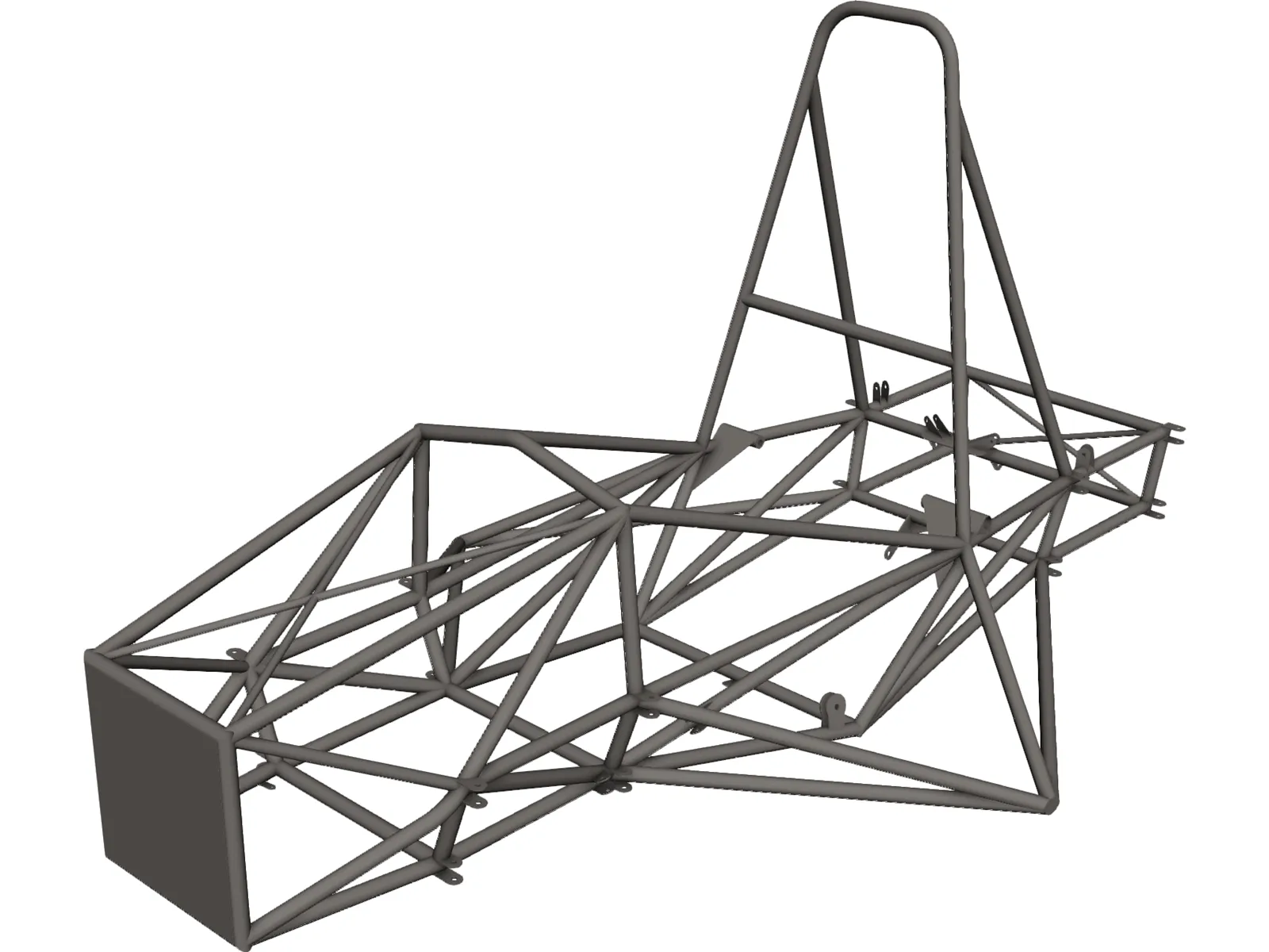 FSAE Frame 2017 3D Model main preview