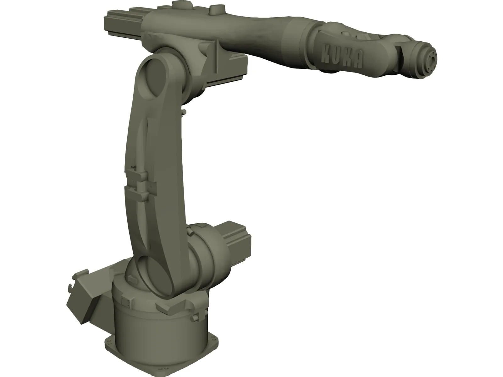 Kuka KR5ARC Robot 3D Model main preview