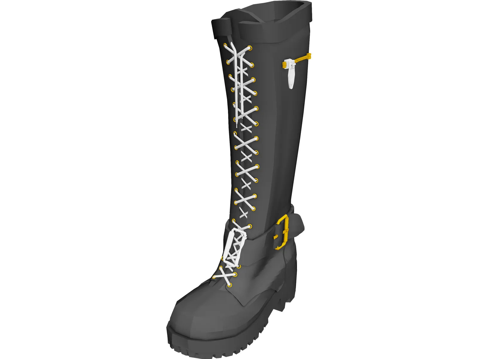 Boot Woman 3D Model main preview