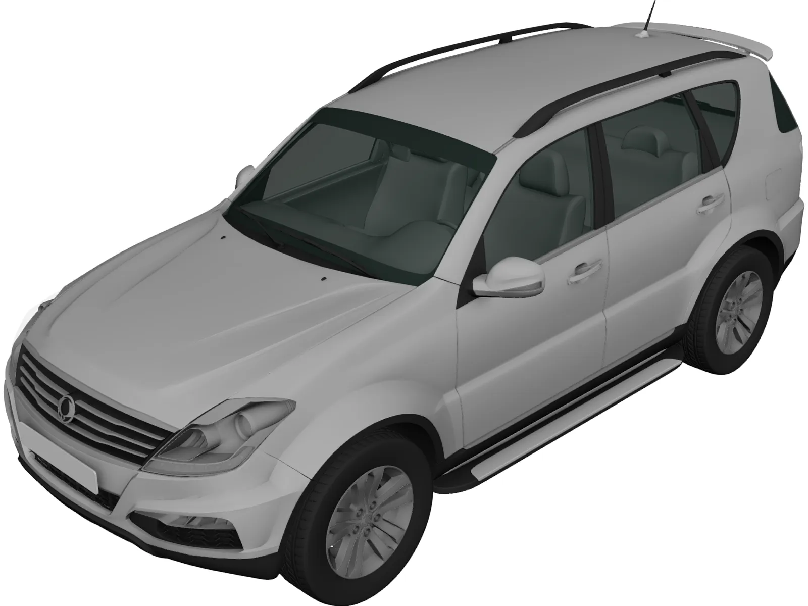 SsangYong Rexton 3D Model main preview