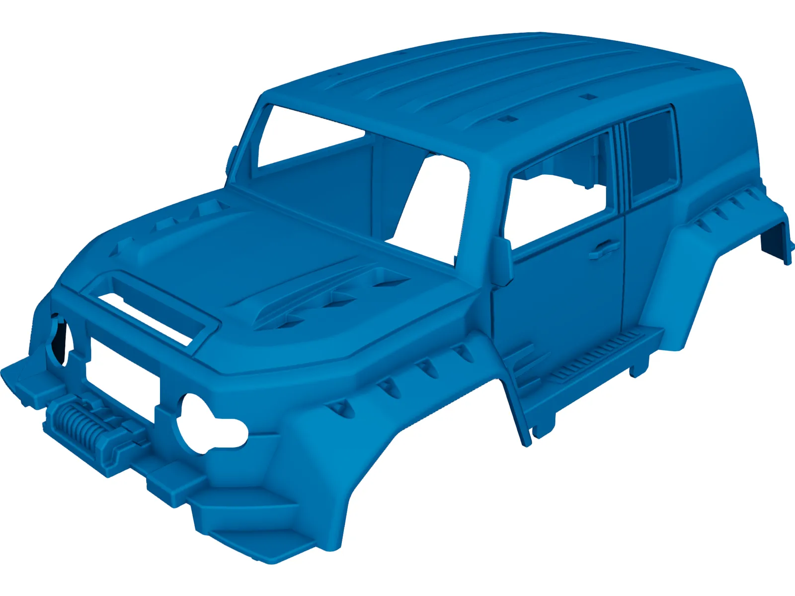 Toyota FJ Cruiser Body 3D Model main preview