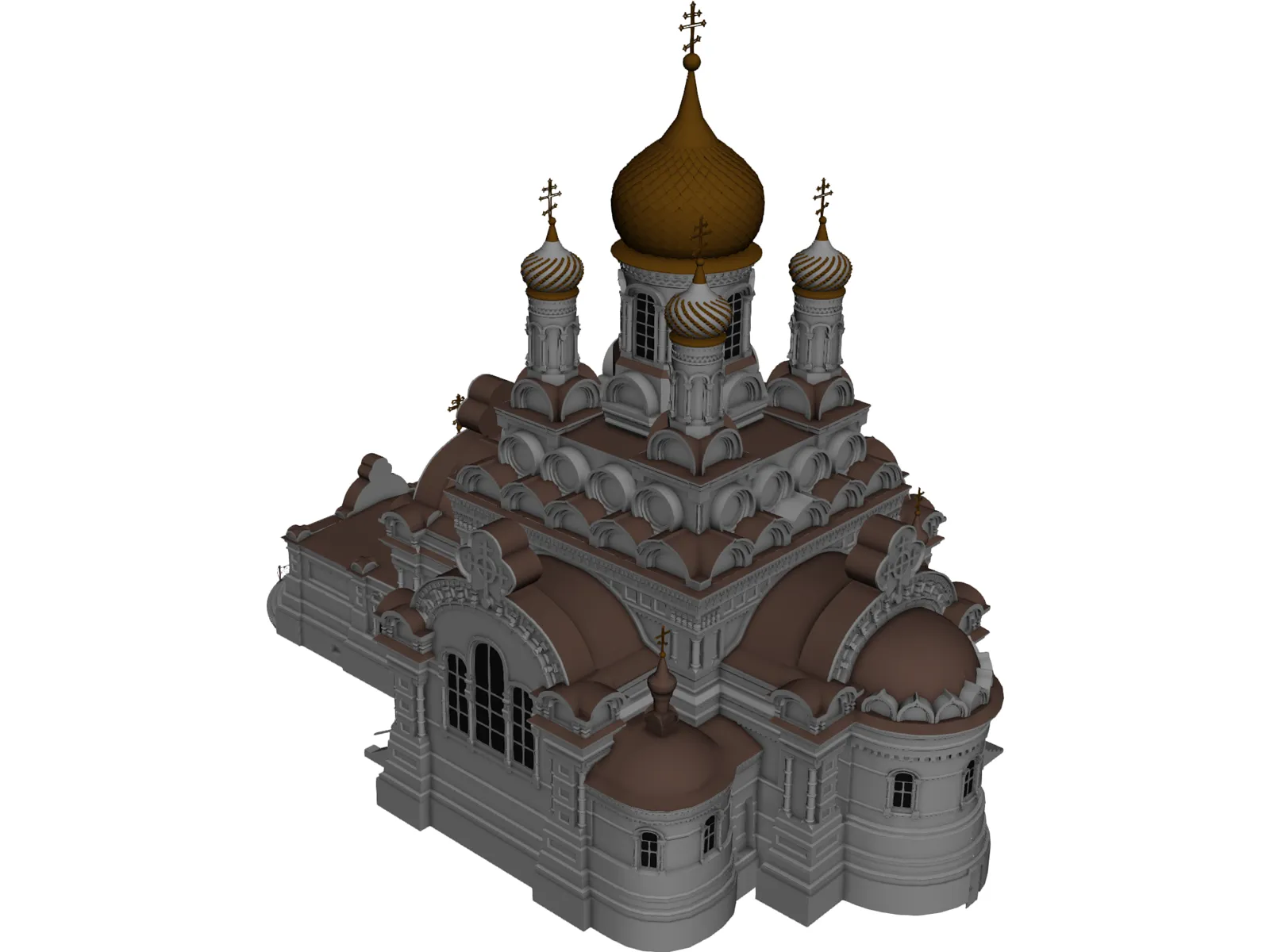 Church 3D Model main preview