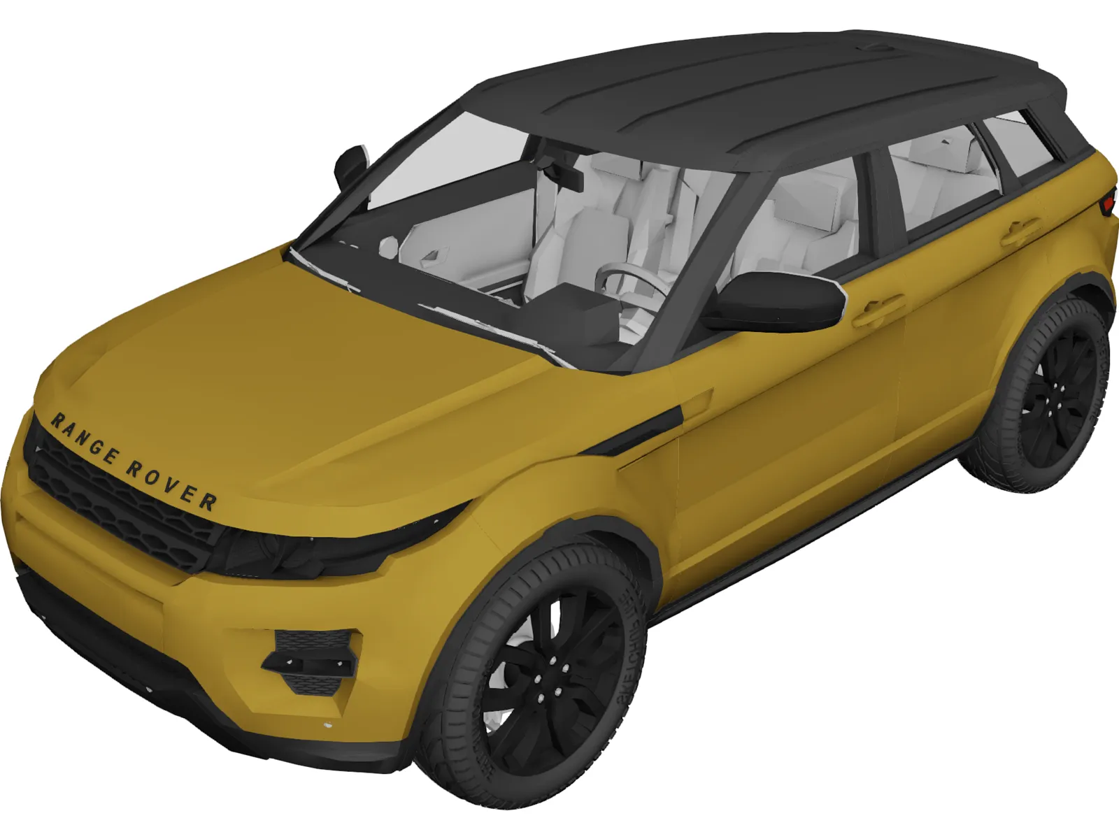 Range Rover Evoque 3D Model main preview