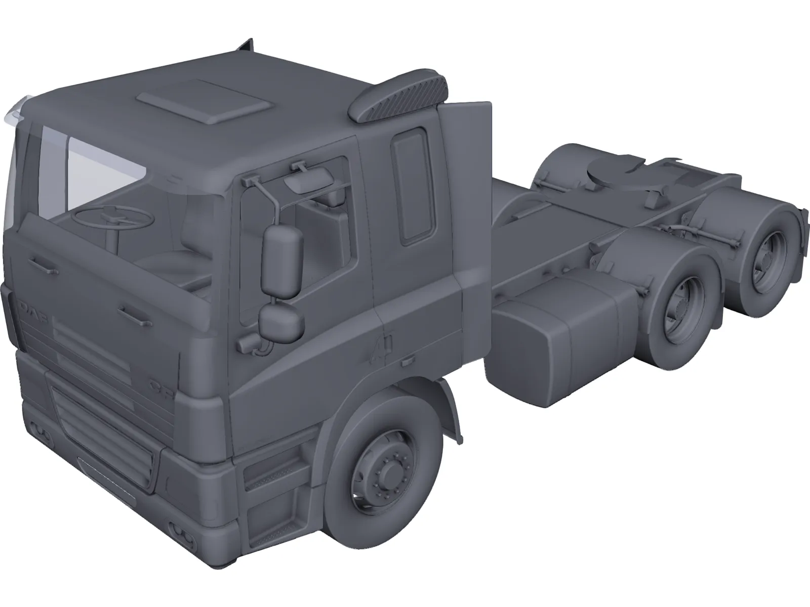DAF CF85 3D Model main preview