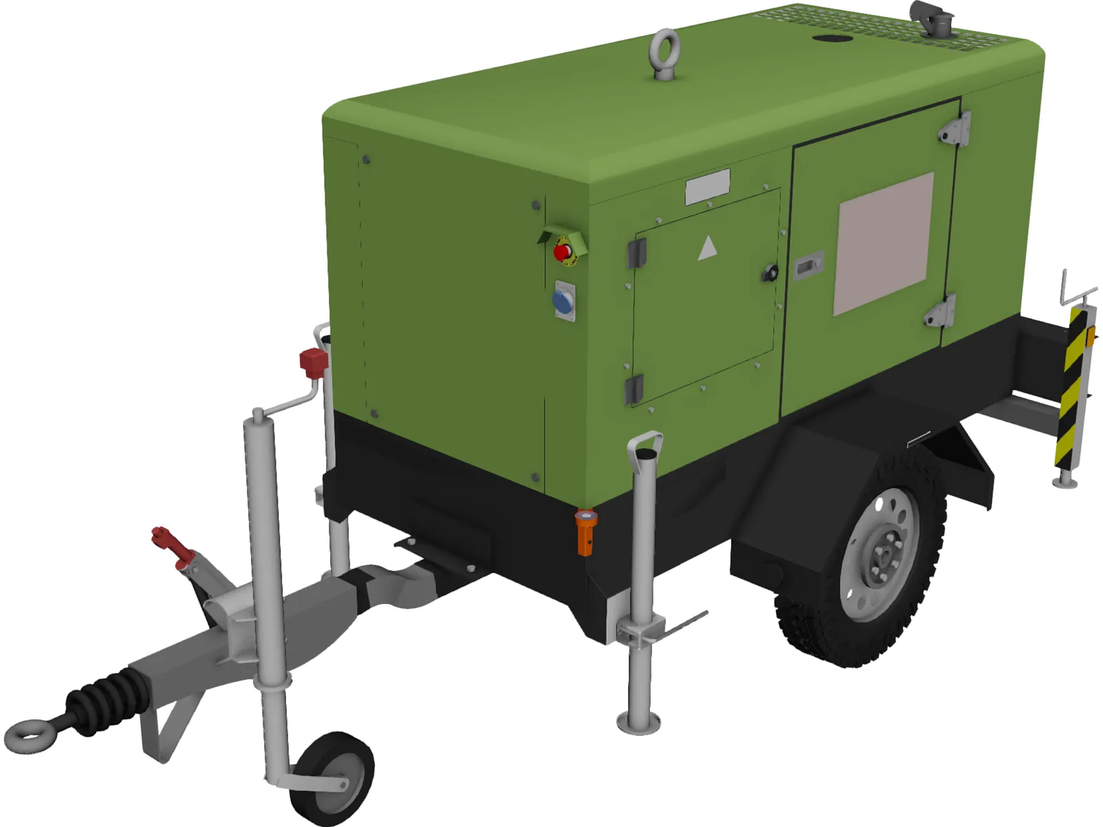 Generator 3D Model main preview
