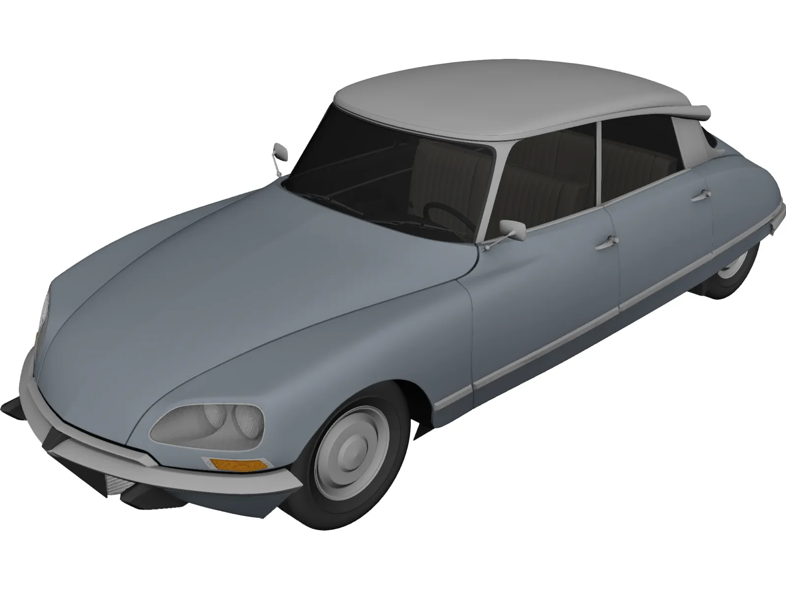 Citroen DS (1967) 3D Model main preview