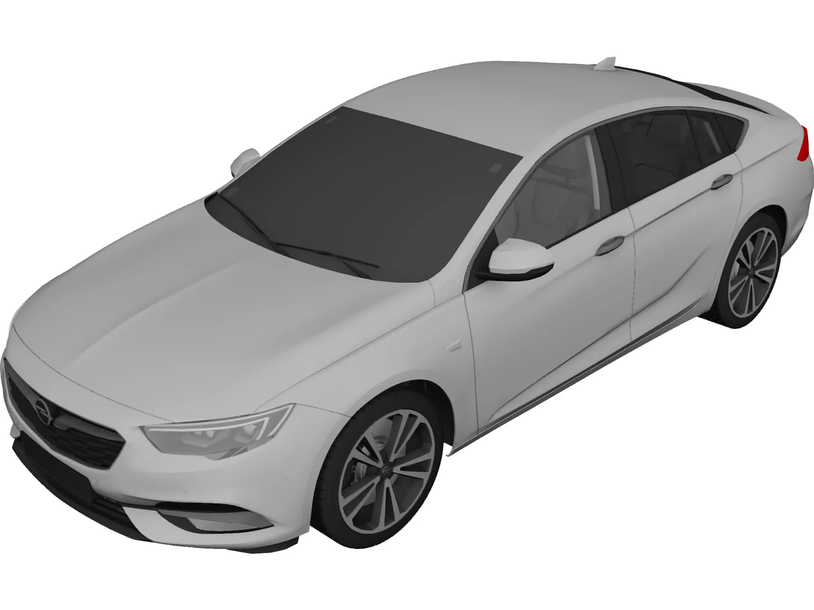 Opel Insignia (2018) 3D Model main preview