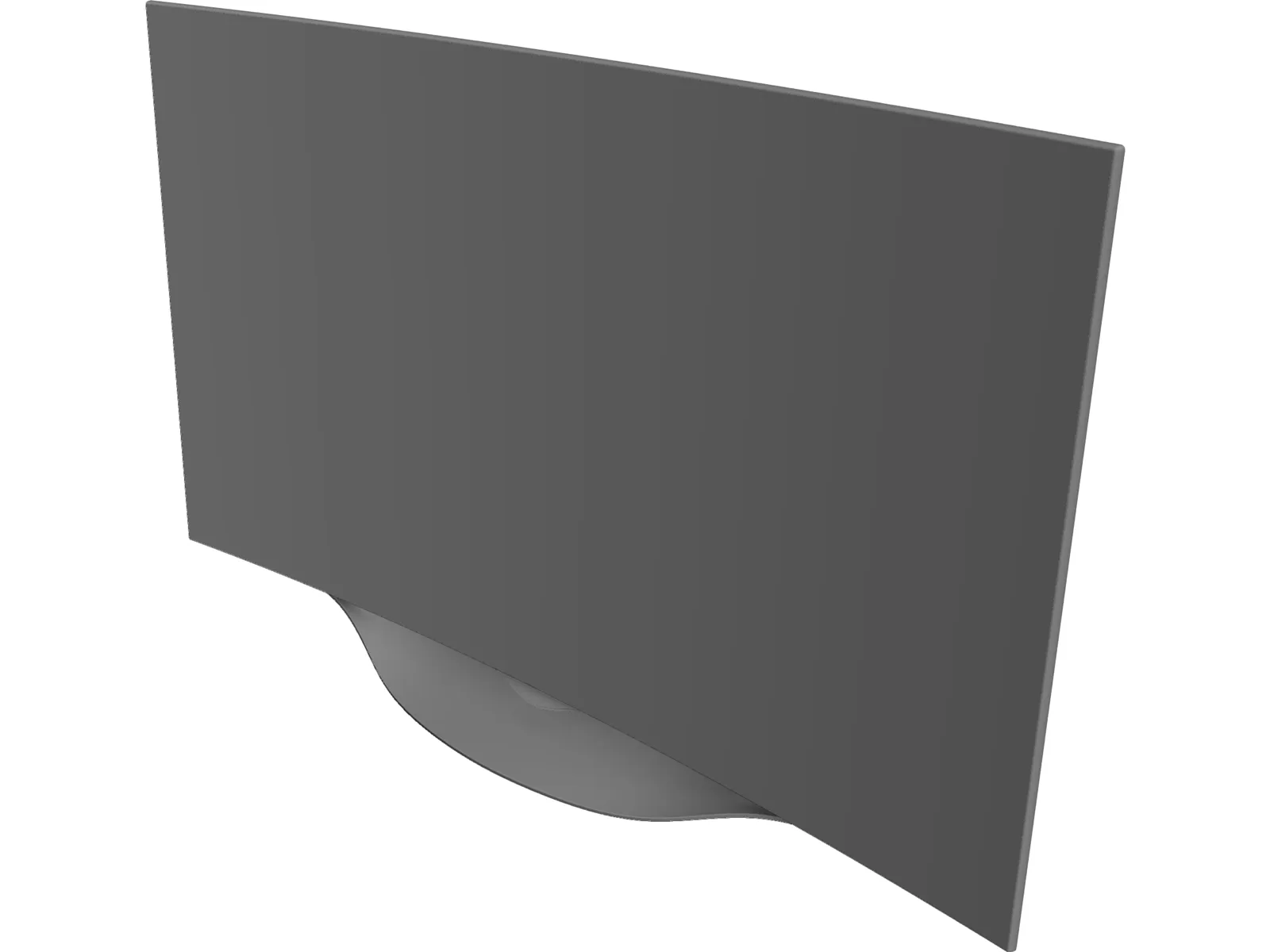 LG Curved OLED TV 55EC9300 3D Model main preview
