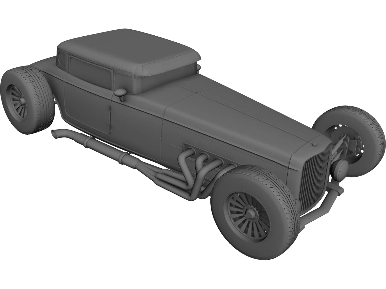 Rat Rod 3D Model main preview