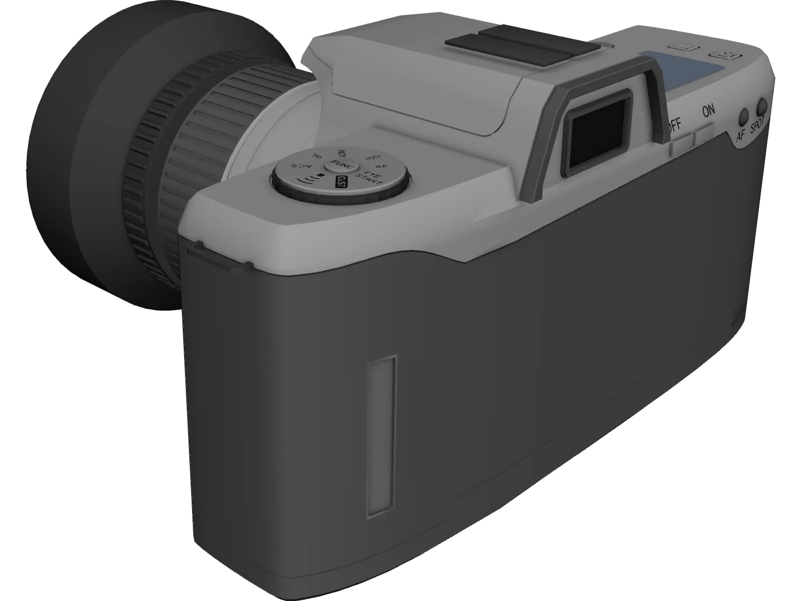Minolta Photo Camera 3D Model main preview