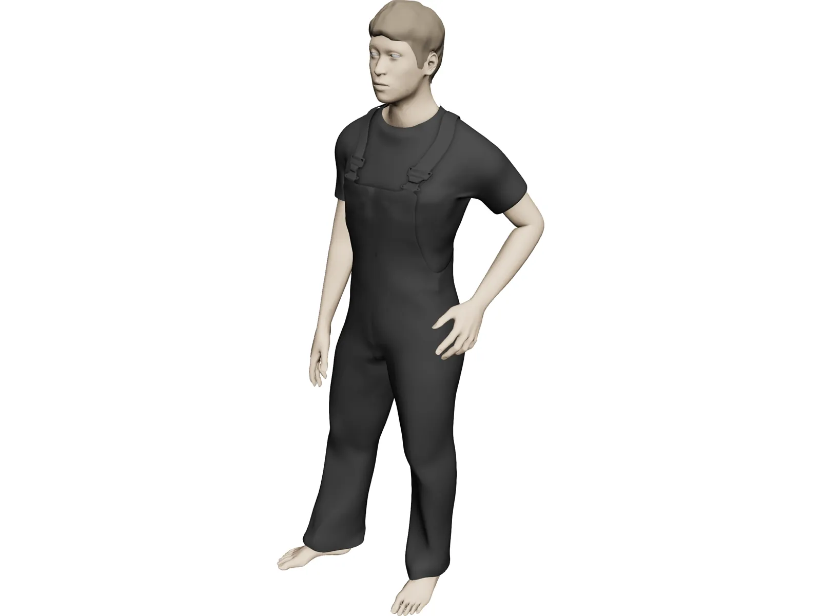 Workman 3D Model main preview