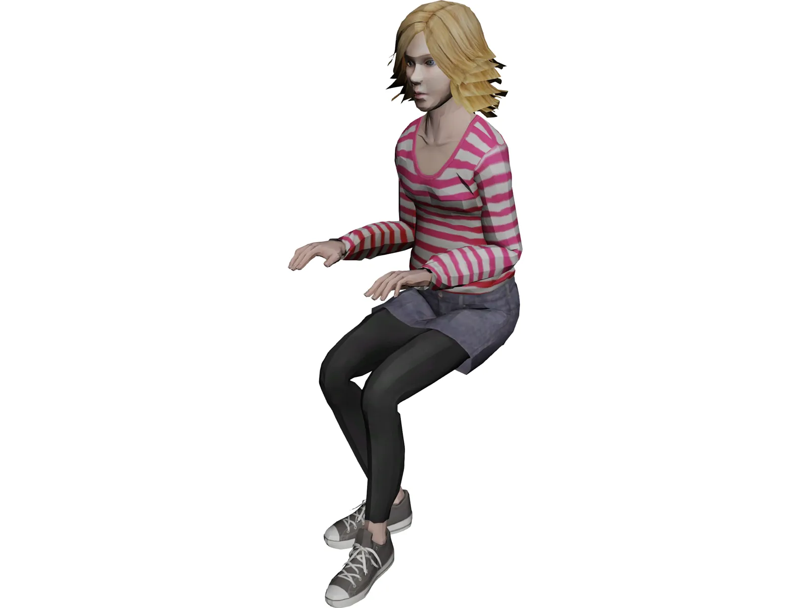 Lisa 3D Model main preview
