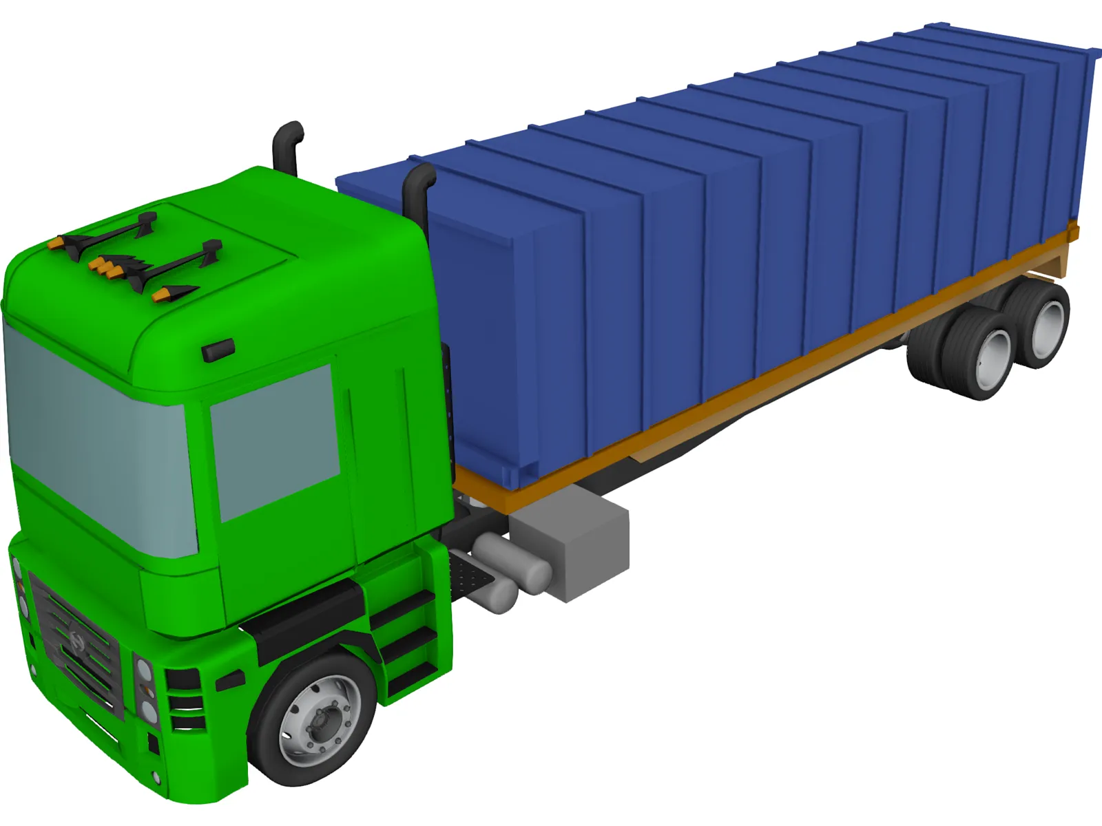 Truck 3D Model main preview