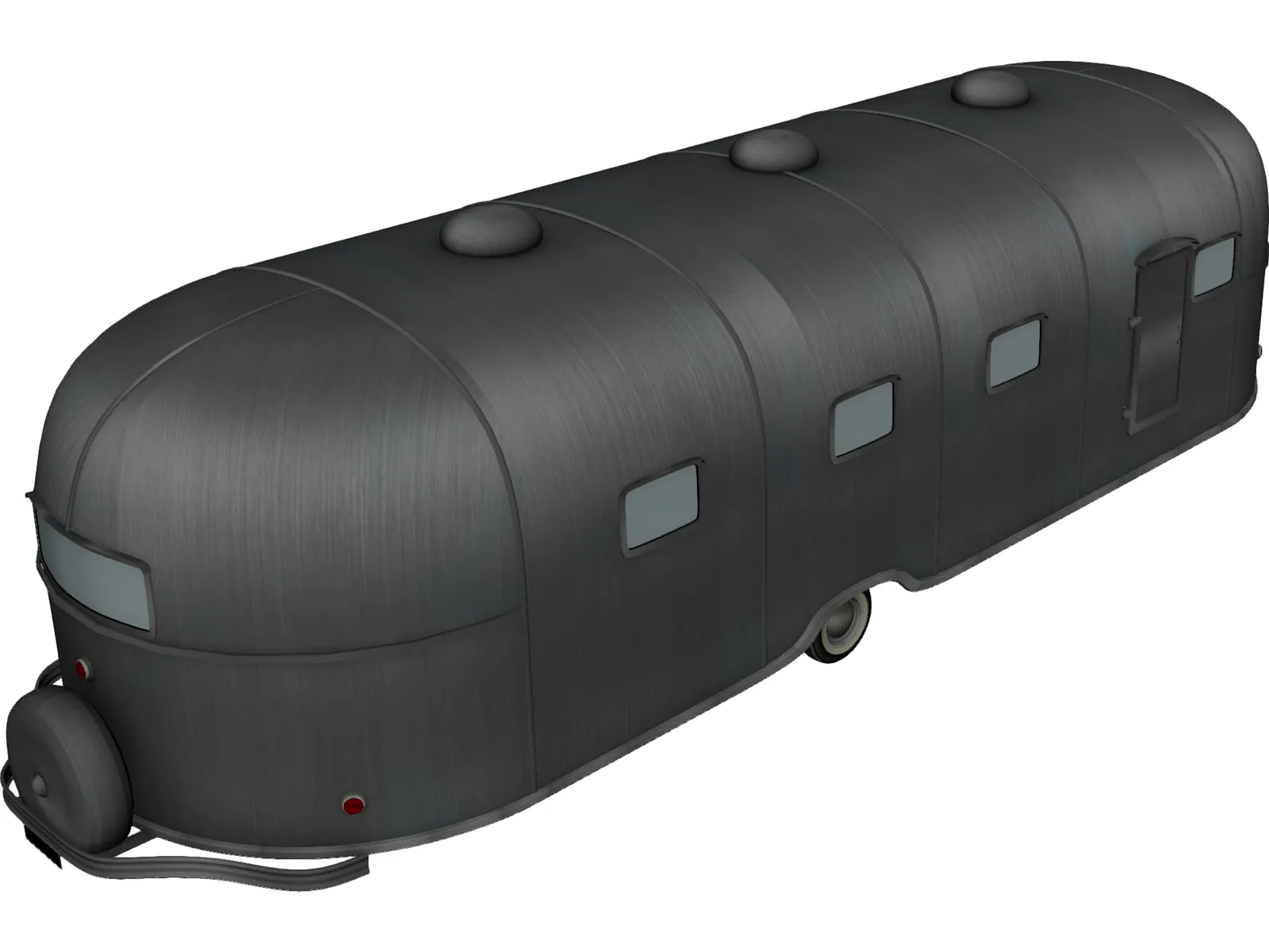 Airstream Trailer (1950) 3D Model main preview