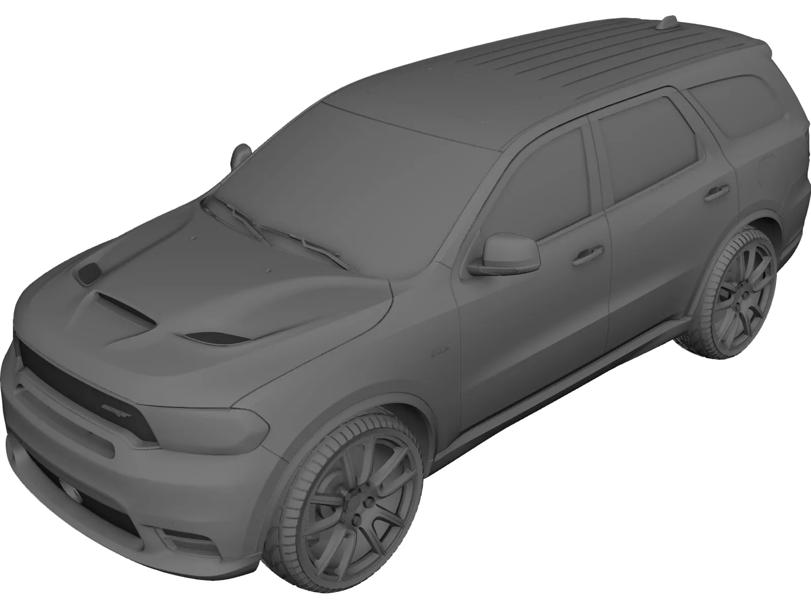 Dodge Durango SRT8 (2018) 3D Model main preview