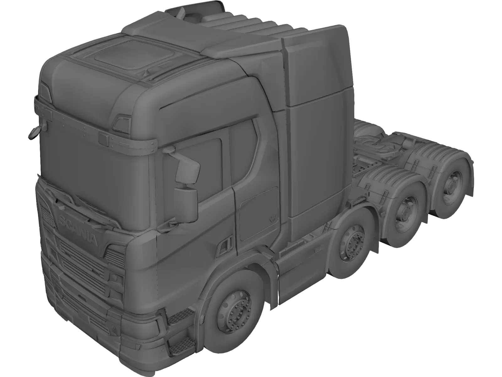 Scania S6000 3D Model main preview