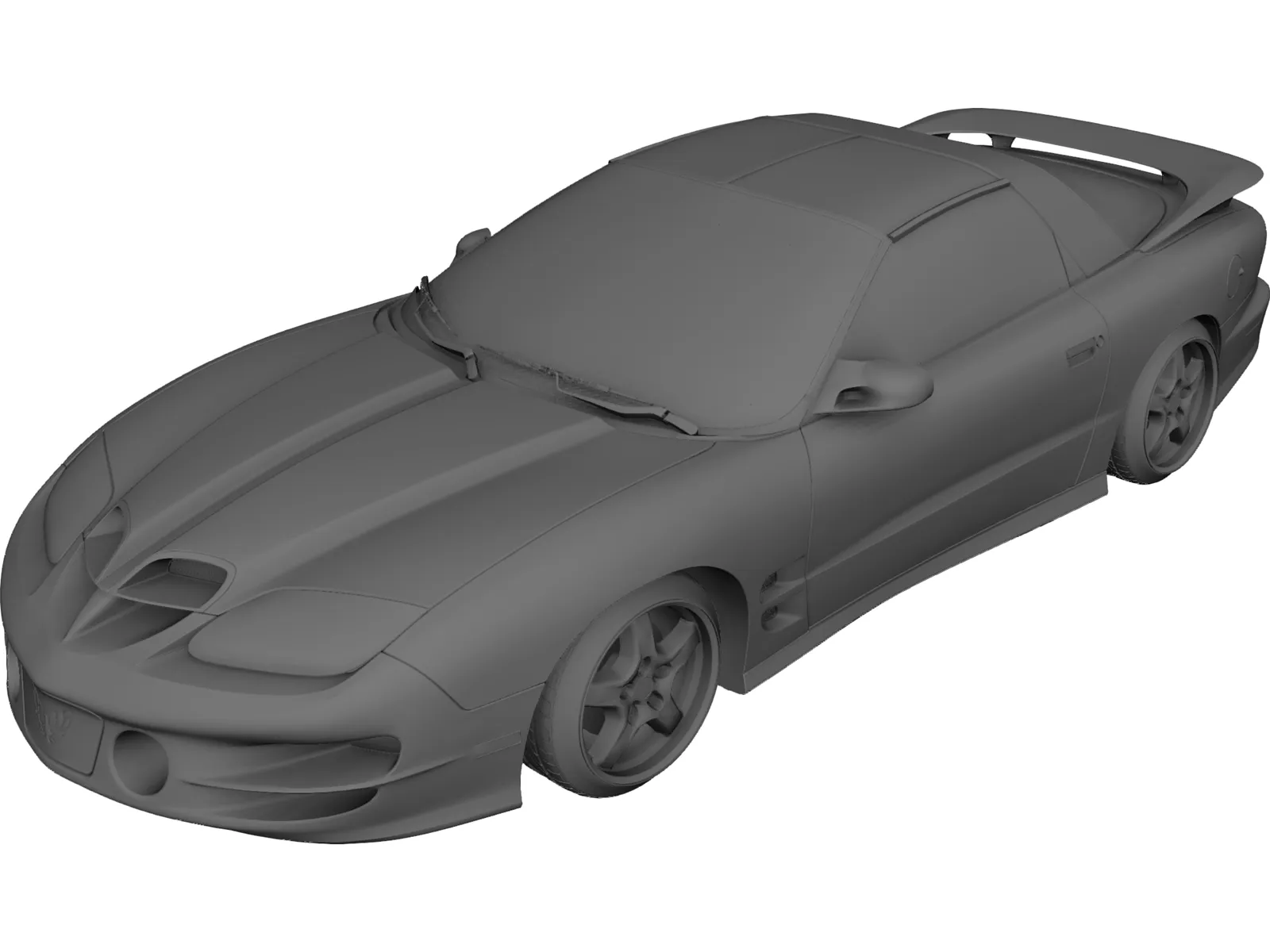 Pontiac Firebird Trans Am WS6 3D Model main preview