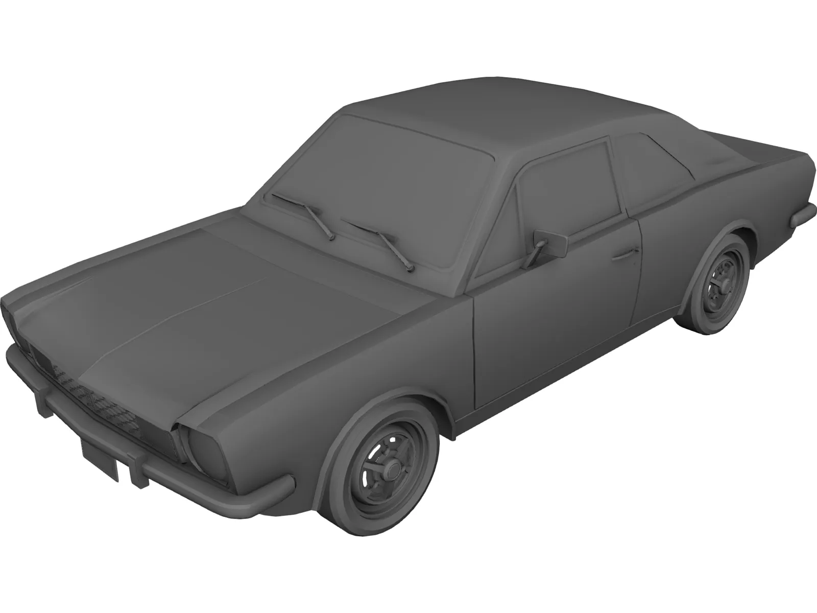 Ford Corcel GT (1975) 3D Model main preview