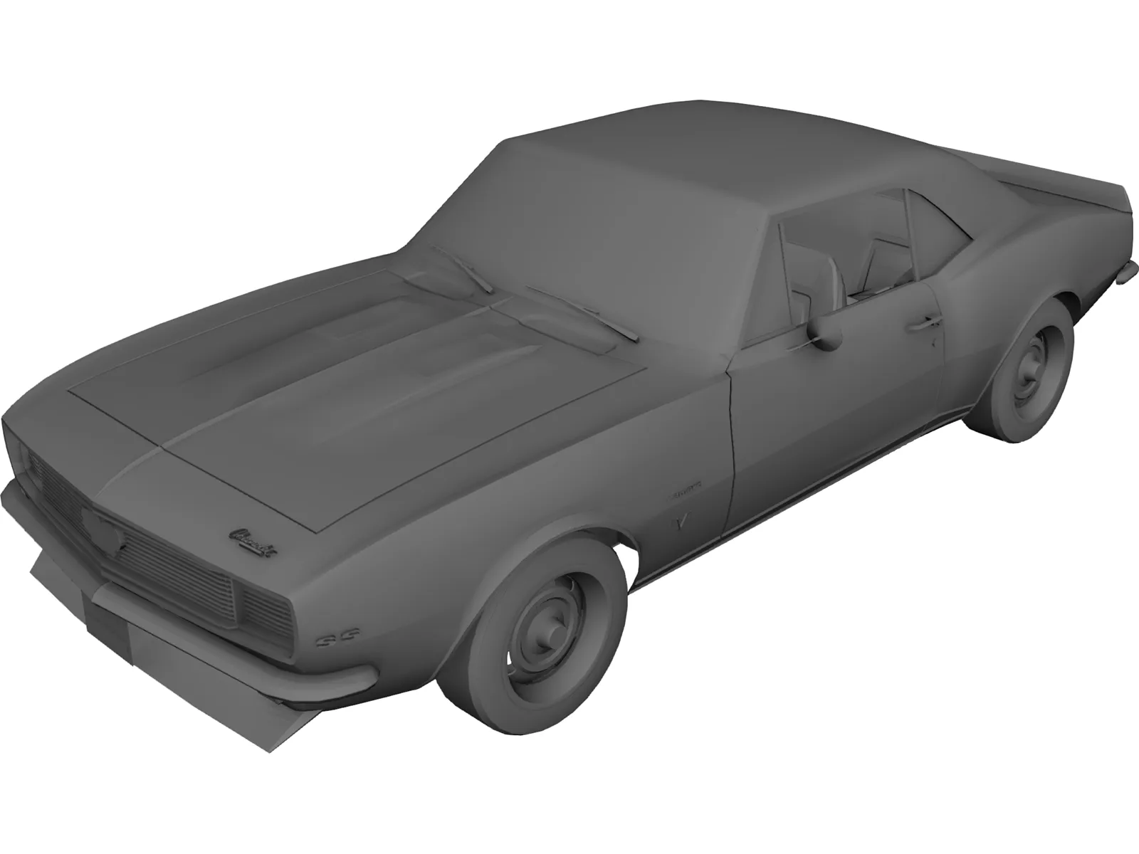 Chevrolet Camaro Z28 (1967) 3D Model main preview