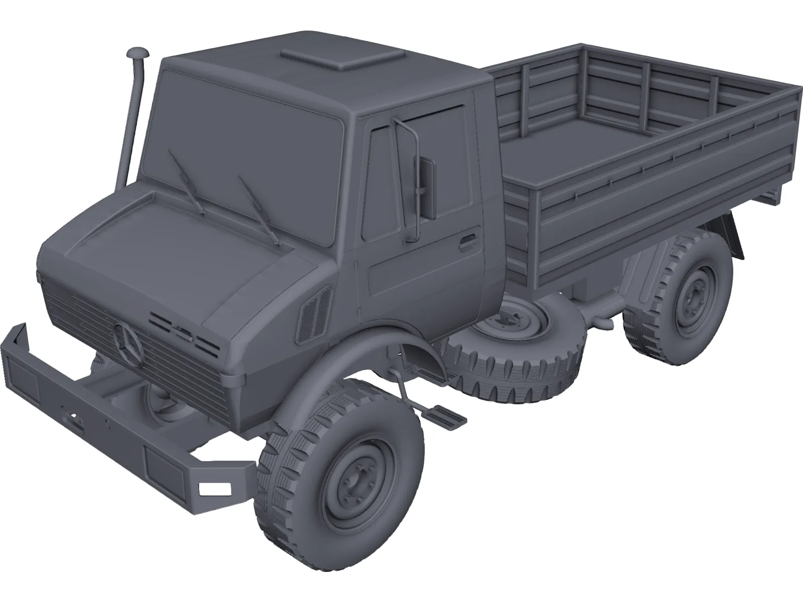Mercedes-Benz Unimog 1300L 3D Model main preview